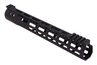 Troy Industries ultra-lightweight AR-15 handguard, anodized black.